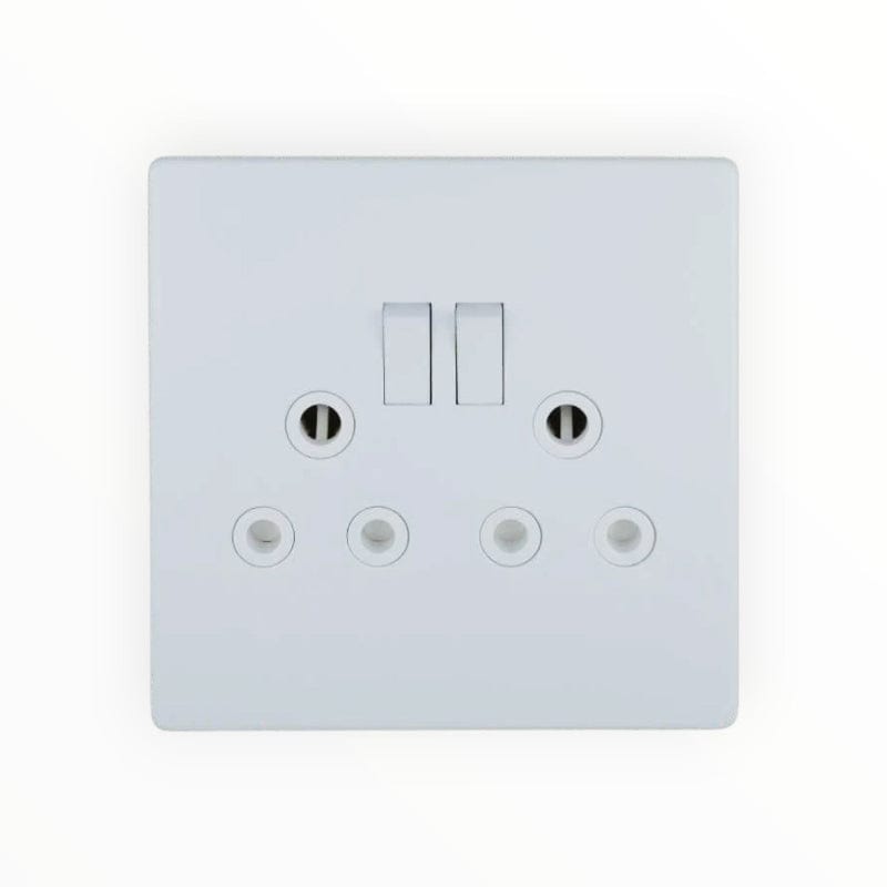 MHC World plug Plug Single Socket Outlet White JOS44CVWSSS