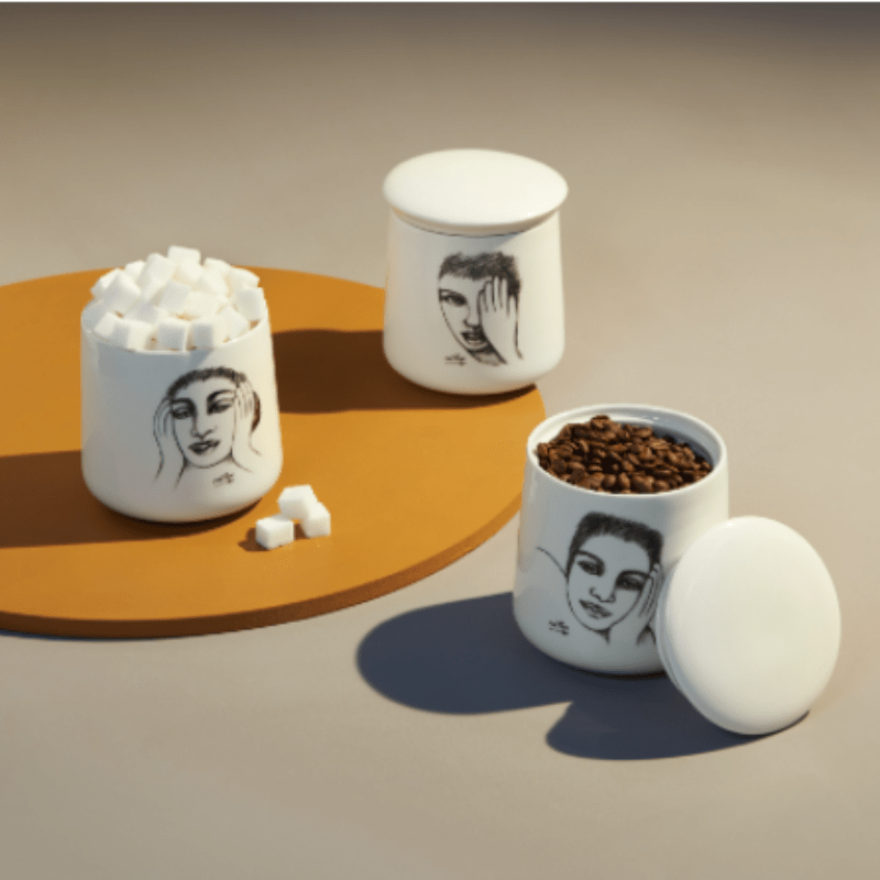 Carrol Boyes Canister Carrol Boyes Canister With Lid - It's Hot! 0P-CANL-IH (6966482665561)