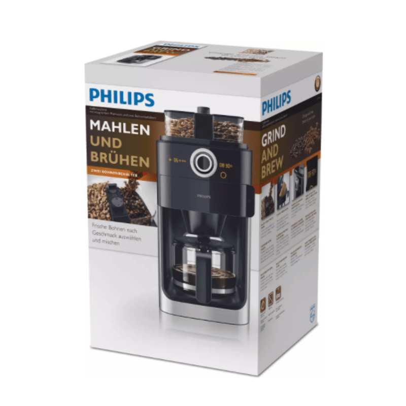 Philips COFFEE MACHINE Philips Grind & Brew Coffee Maker 1.2 Litre HD7762/00 (7011578085465)