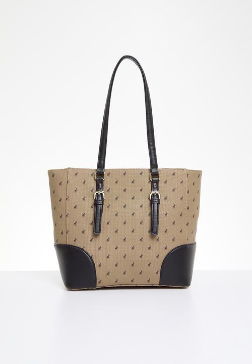 Polo Ladies Handbags Polo Parker Tote Camel (7496747188313)