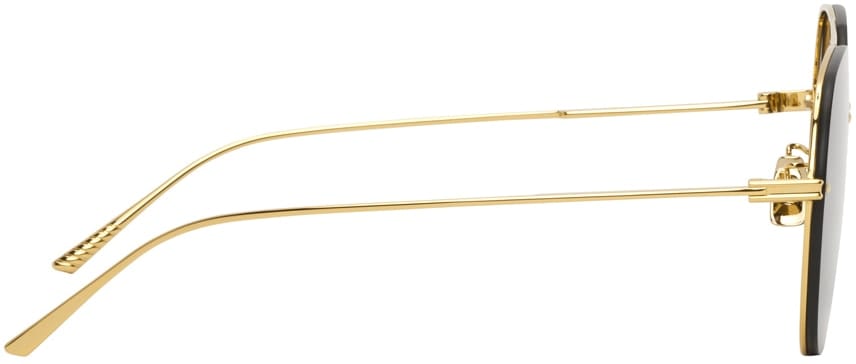 Bottega Veneta Sunglass GOLD Bottega Veneta Sunglasses BV1046S-002 (6570968350809)