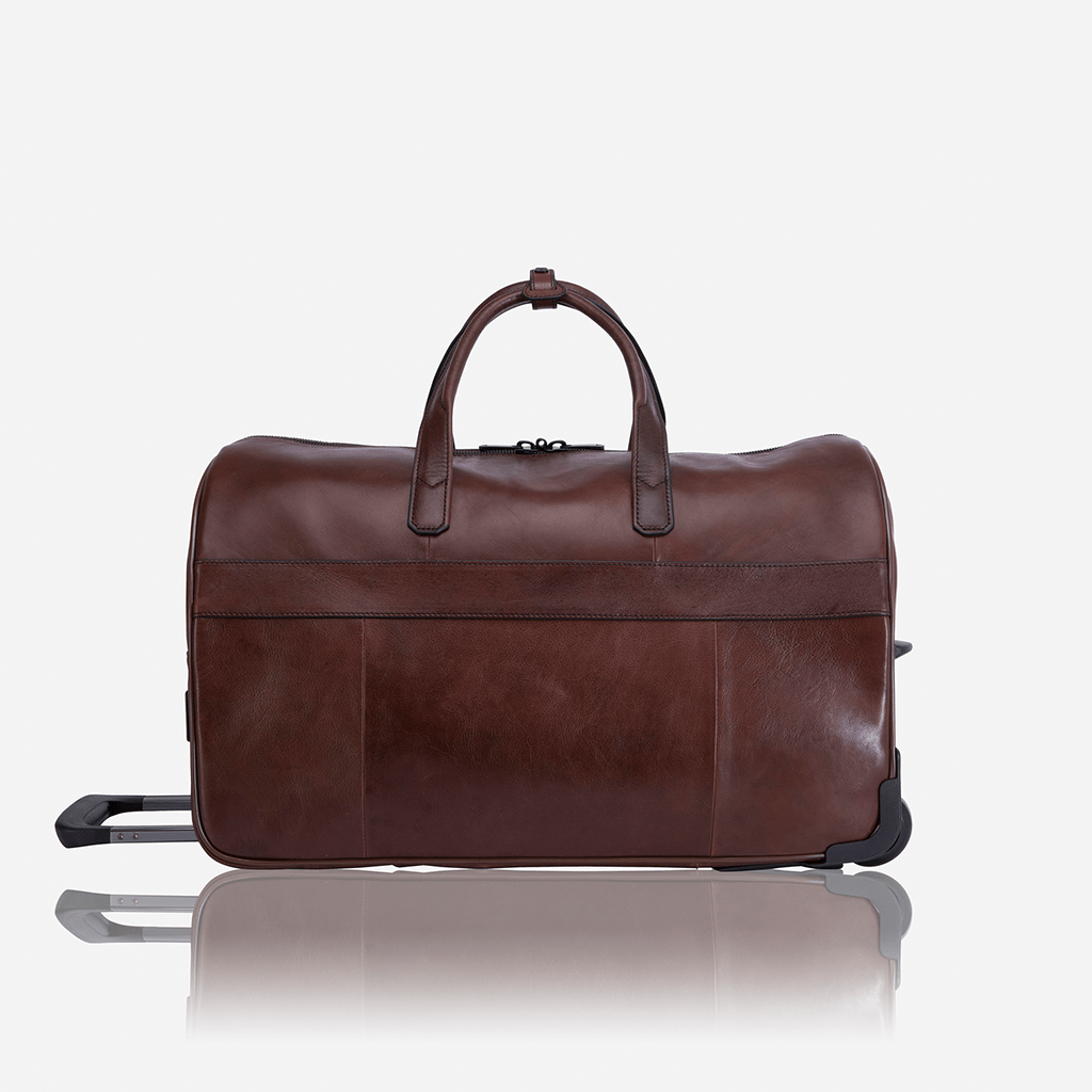 Brando Trolley Duffle Brando Travel Bag On Wheels Brown (7226727825497)