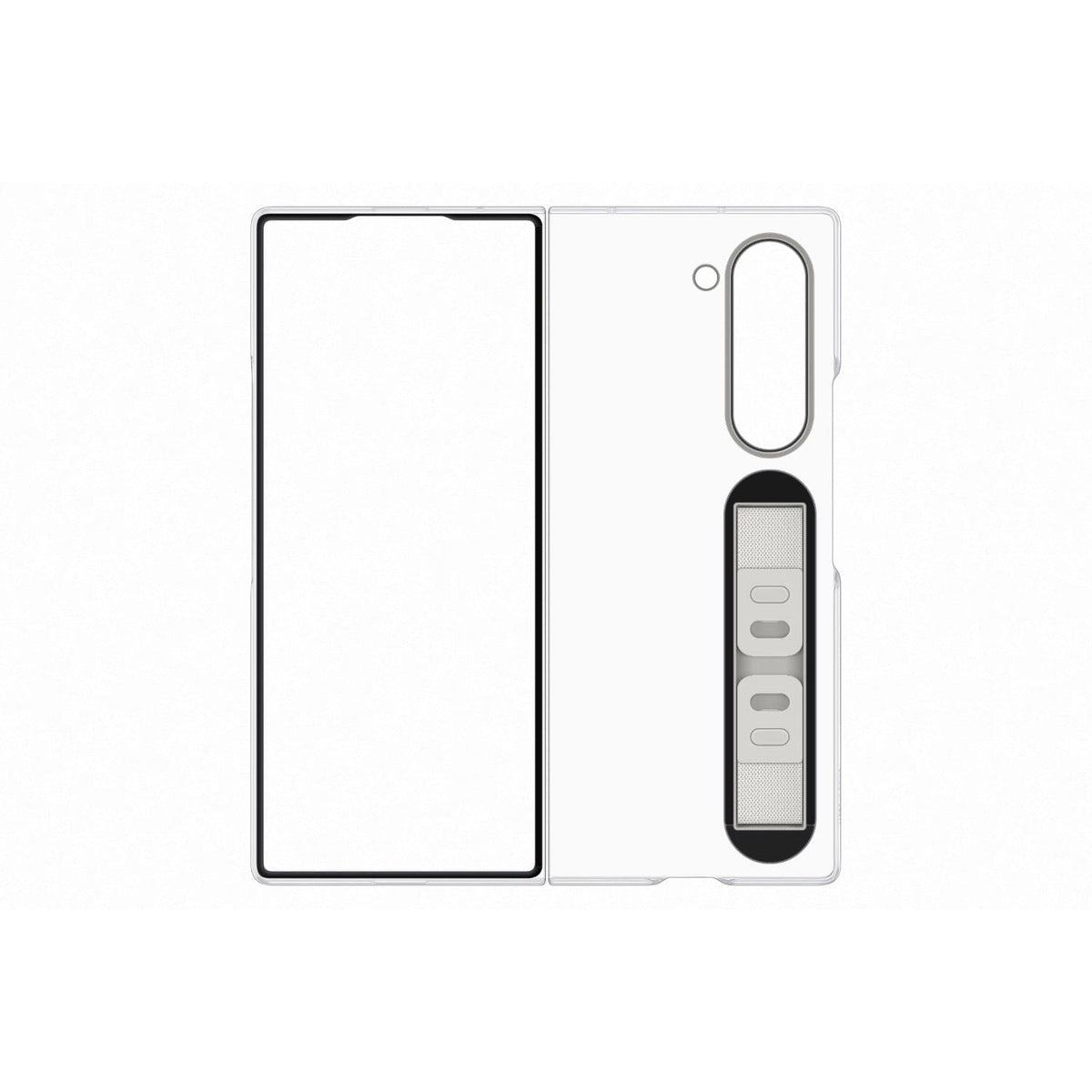 Samsung Electronics Accessories Samsung Clear Cover With Strap for Samsung Galaxy Z Fold6 – Clear (7772911435865)