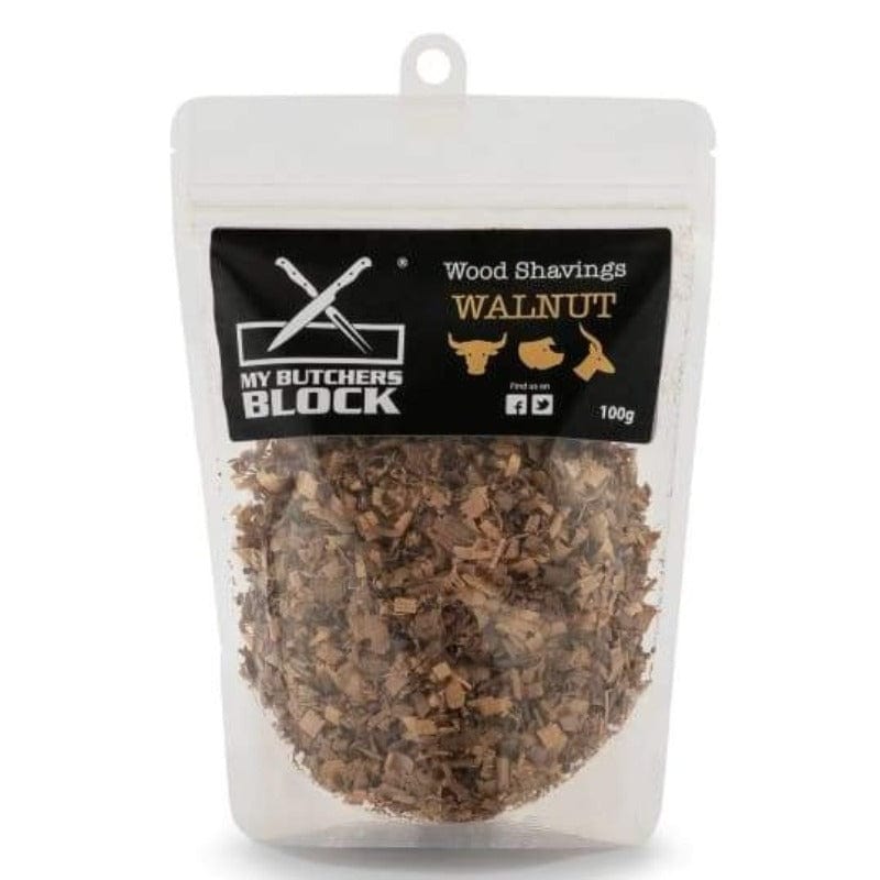 MY Butchers Block Smoke Shavings My Butchers Block Smoke Shavings, Walnut MBB-SS-WAL 100g (6787517087833)