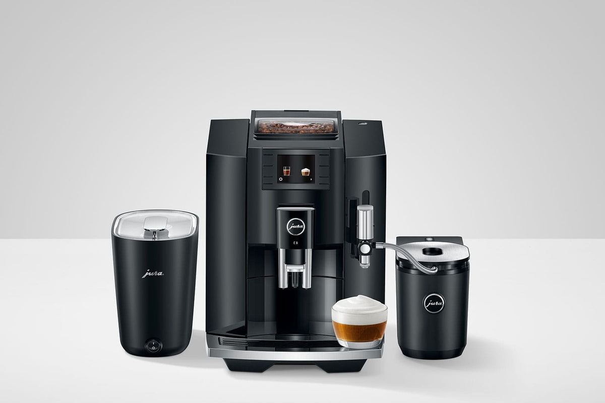 Jura COFFEE MACHINE Jura E8 Automatic One Touch 1450W Bean To Cup Cappuccino Machine (7269536301145)