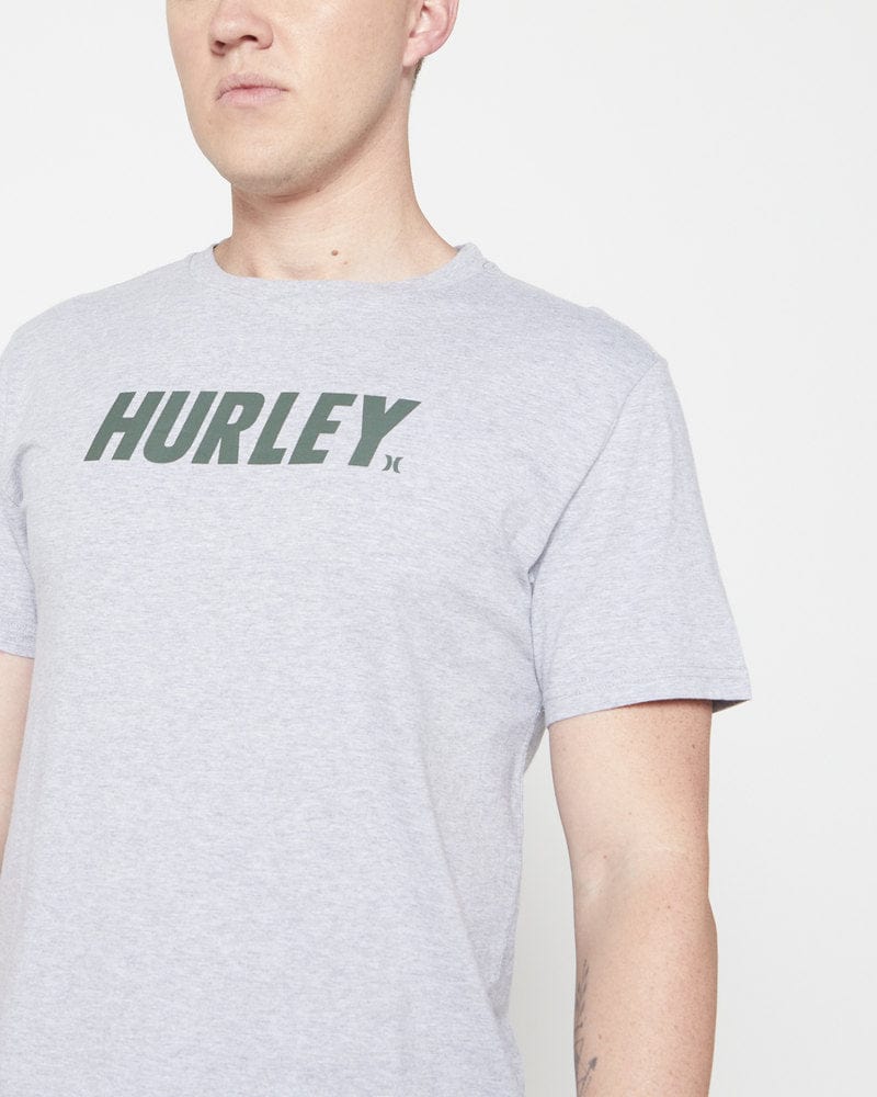 Hurley T Shirt Hurley Fastlane Core Tee Grey (7634171396185)