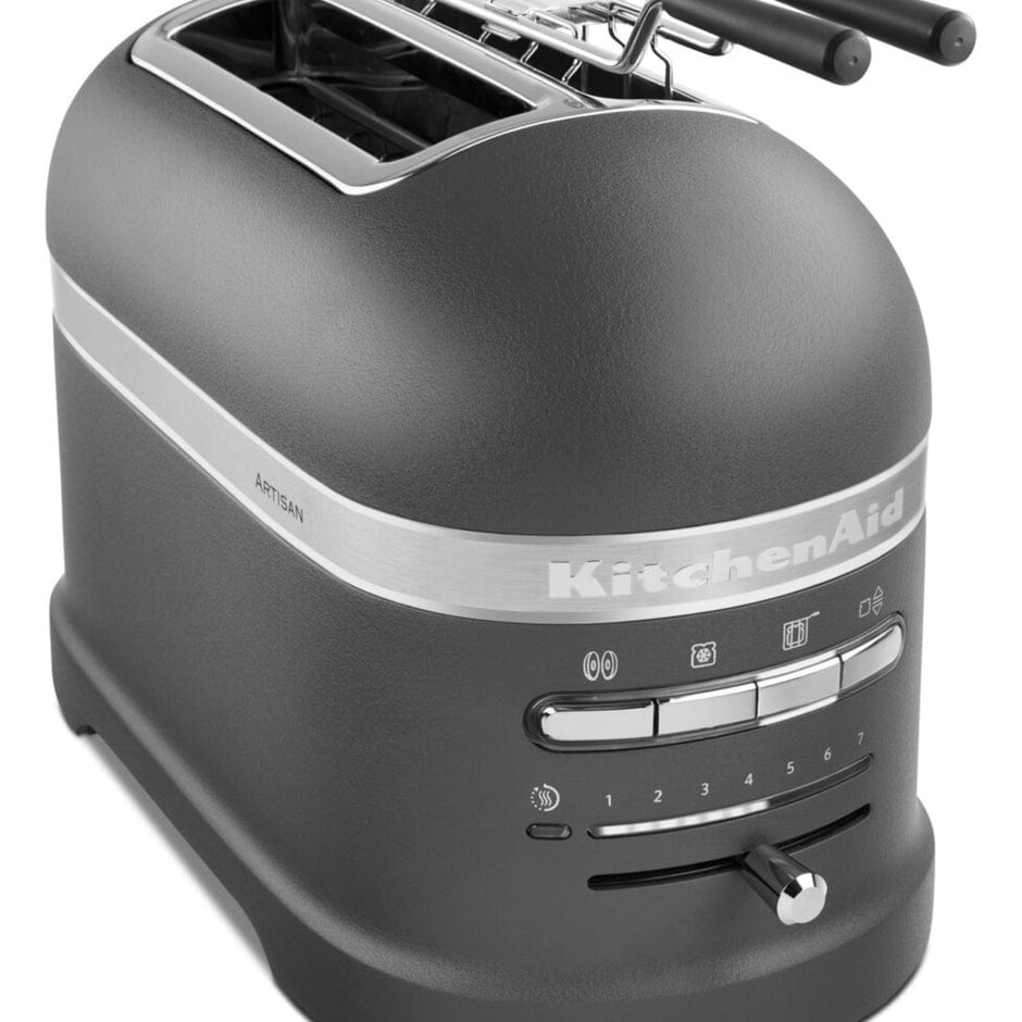 KitchenAid TOASTER KitchenAid Artisan 1250W 2 Slice Automatic Toaster Imperial Grey 5KMT2204EGR (4774801473625)