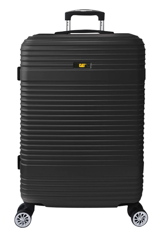 Caterpillar Suitcase Caterpillar Cat Cargo Alexa Trolley, 3 Piece Set - Black