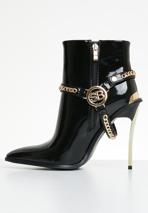 Sissy Boy Ladies Boots SissyBoy Ladies Patent Stilleto Boot Black (7289996804185)