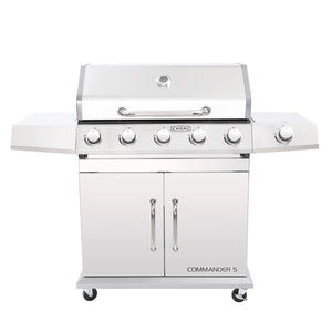 Cadac BRAAI STAND Cadac 5 Burner Commander Gas Braai Stainless Steel 1194-53-01-ZA