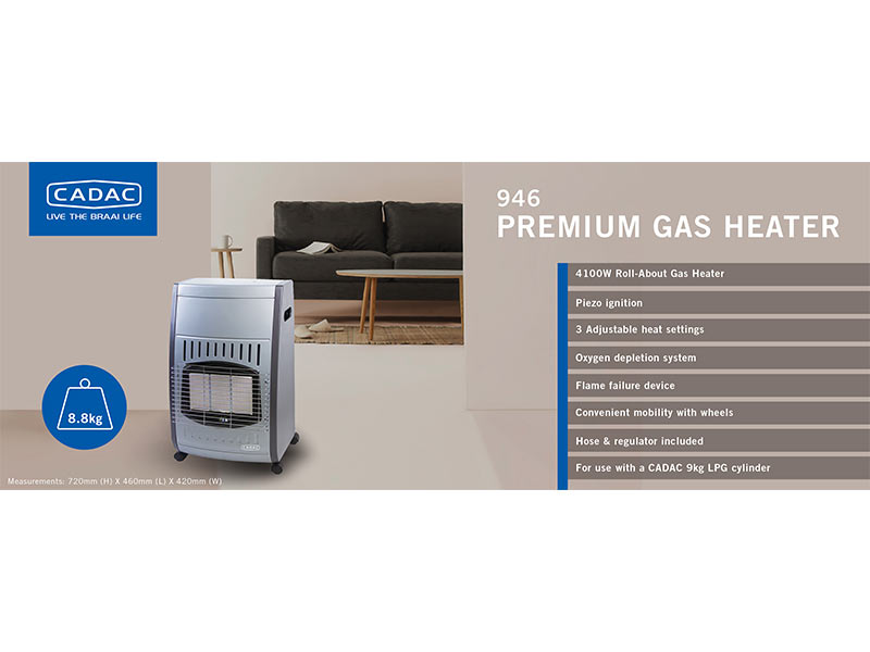 Cadac GAS HEATERS Cadac Premium Gas Heater 946