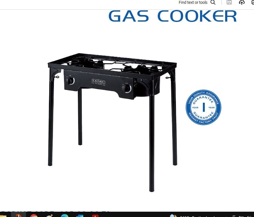 Cadac Griller Cadac  Double Burner Gas Cooker 195-02-04-ZA (7442701680729)