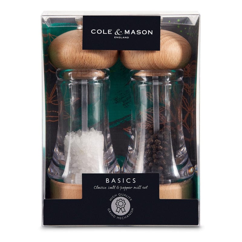 CALE & MASON SALT & PEPPER Cole & Mason Classic Salt & Pepper Mill 160MM H755280 Set Of 2 (4789893202009)