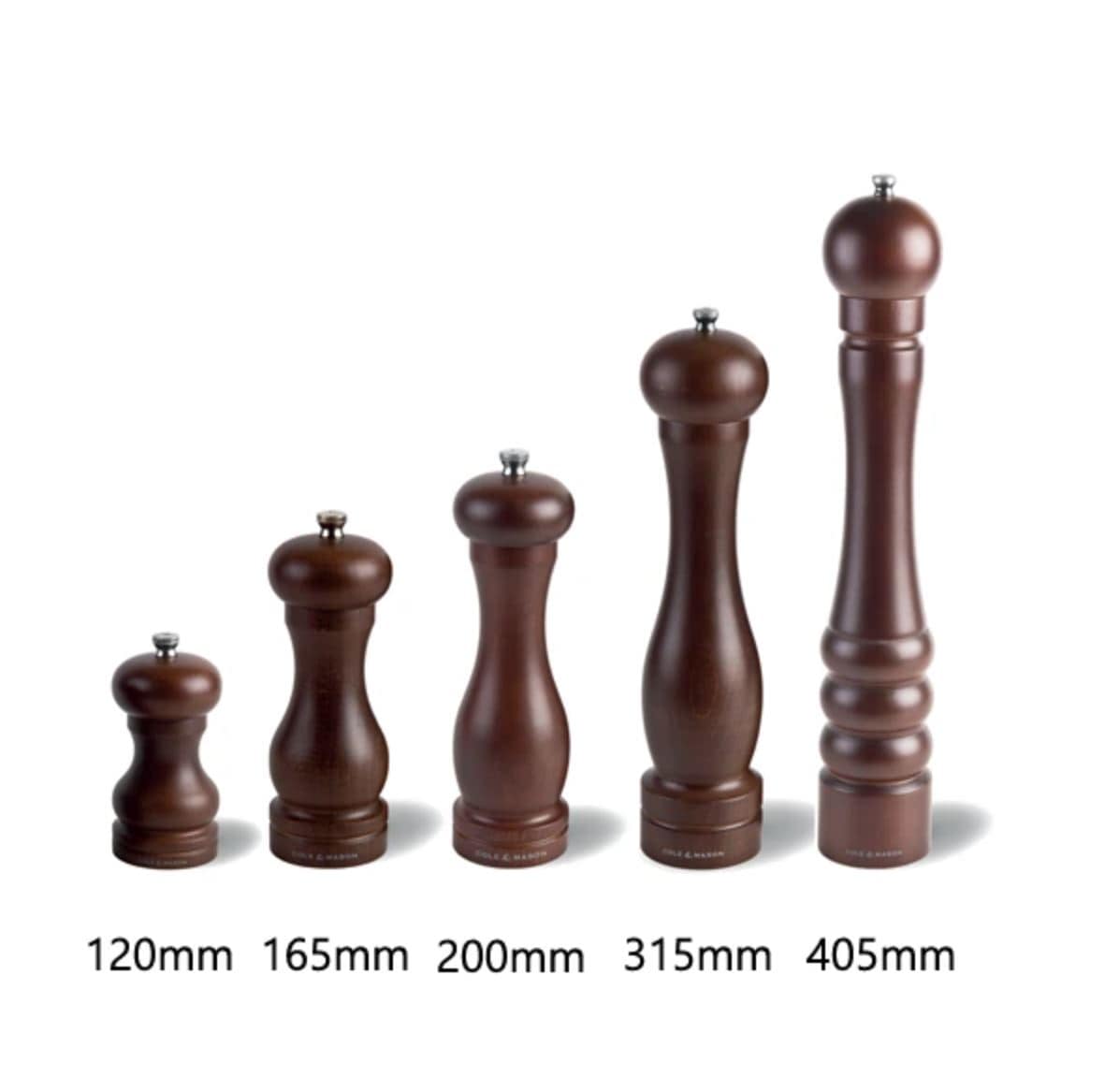 CALE & MASON SALT & PEPPER Cole & Mason Forest Capstan Dark Wood Precision+ Pepper Mill 40.5cm HB1644P (7917202931801)