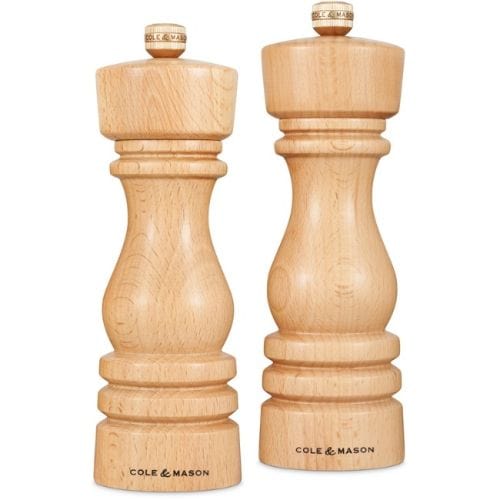 CALE & MASON SALT & PEPPER Cole & Mason London Beech Natural Salt & Pepper Mill Set H233008 (7532750831705)