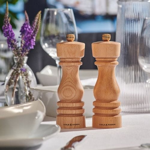 CALE & MASON SALT & PEPPER Cole & Mason London Beech Natural Salt & Pepper Mill Set H233008 (7532750831705)