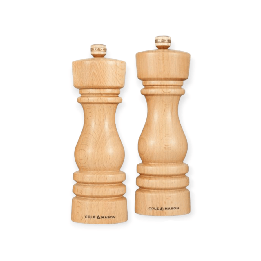 CALE & MASON SALT & PEPPER Cole & Mason London Beech Natural Salt & Pepper Mill Set H233008 (7532750831705)