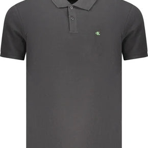 Calvin Klein Casual Pique Golfer Black (8008437694553)