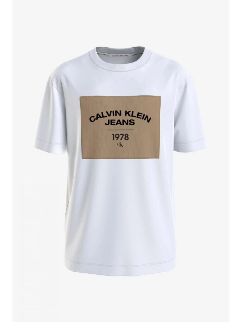Calvin Klein Canvas Curve Graphic Tee White