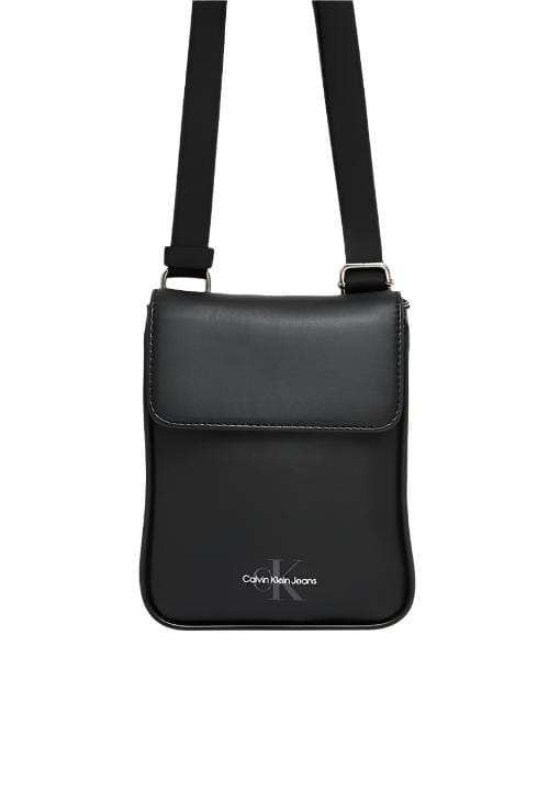 Calvin Klein Crossbody Bag Calvin Klein Monogram Soft Phone Cb W/Gusset - Black