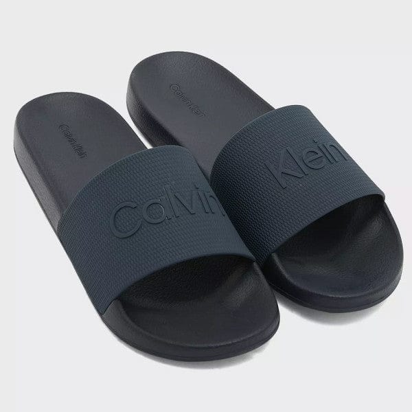 Calvin Klein Sandals Calvin Klein Pool Slide Rubber Slide Navy