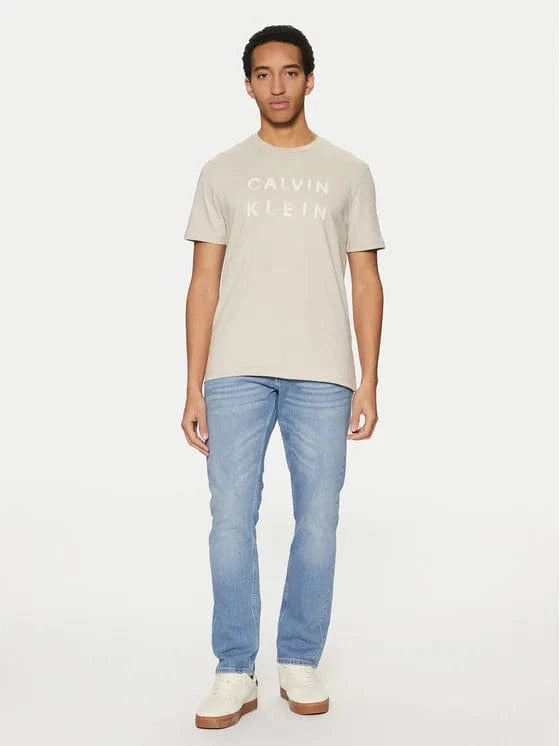Calvin Klein T Shirt S Calvin Klein K10k114156 Peo Light Beige