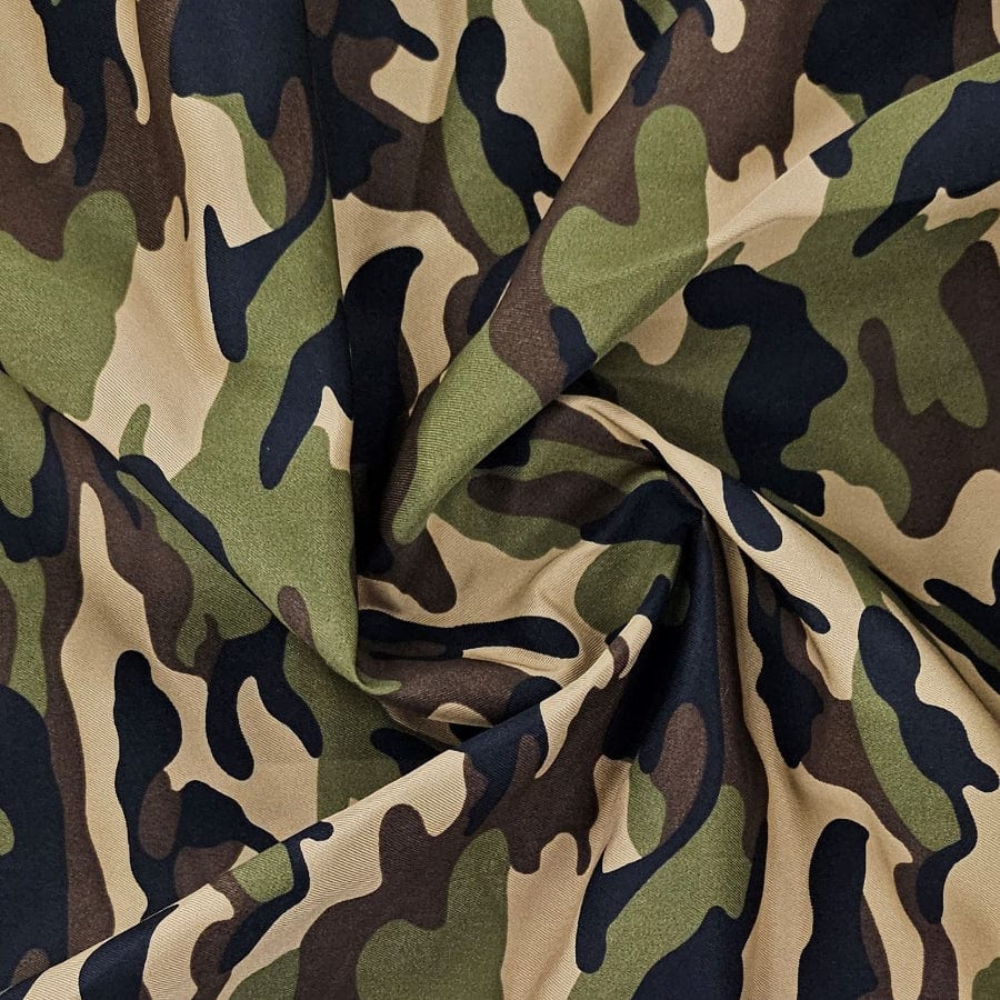 Camouflage Dress Fabrics DSN.2 Camouflage Cotton Twill 150cm (7917142442073)