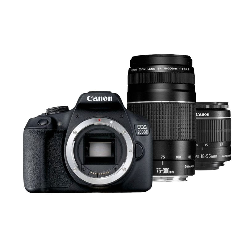 Canon Camera Canon EOS 2000D DC Double Lens Kit