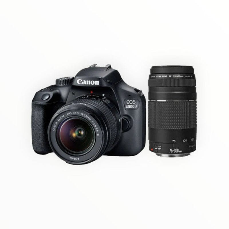 Canon Camera Canon EOS 4000D Double DC Kit