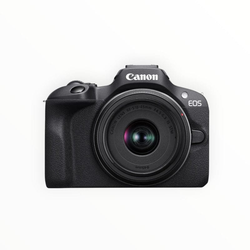 Canon Camera Canon EOS R100 Mirrorless Camera + RF-S 18-45mm Lens