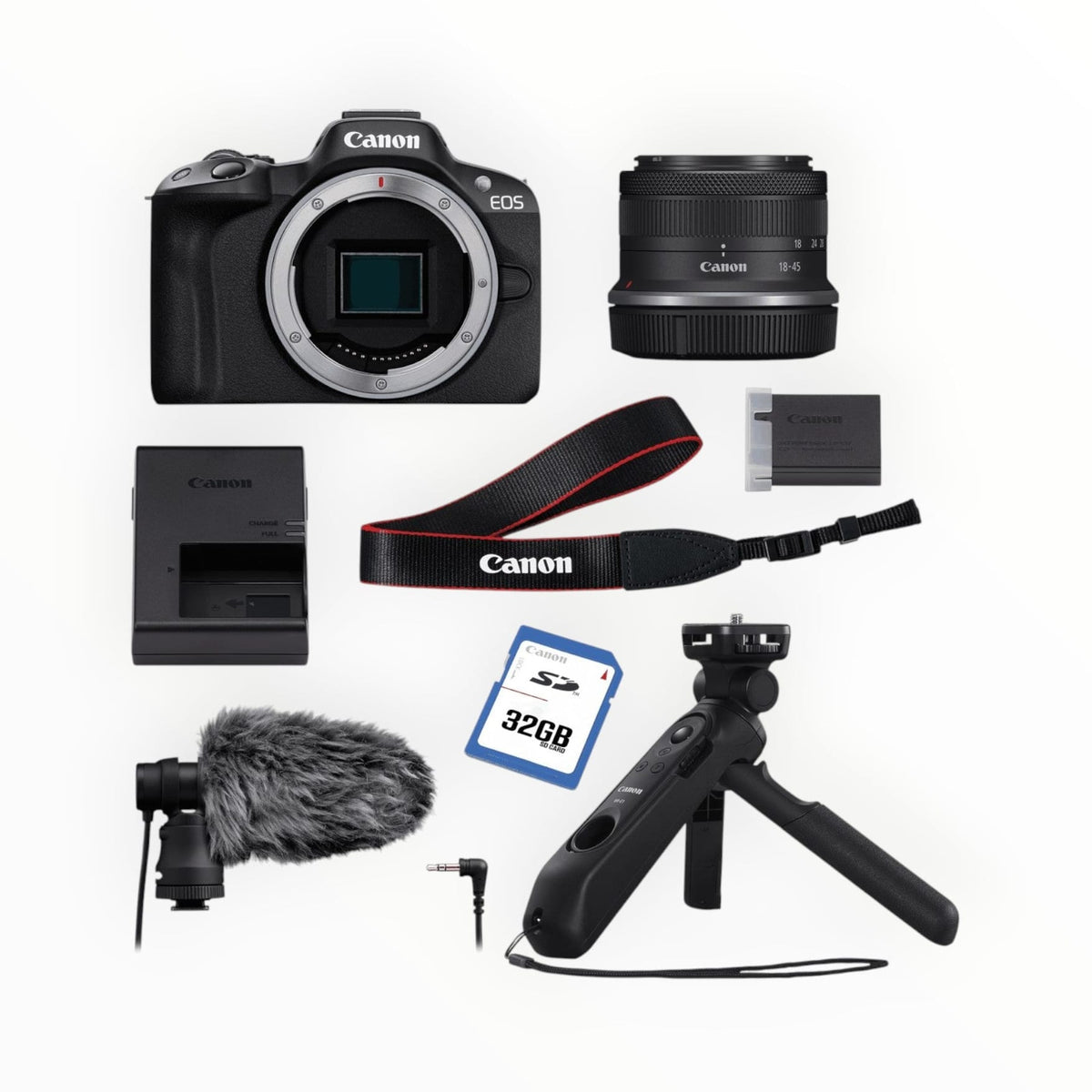 Canon Camera Canon EOS R50 Mirrorless Camera Creator Bundle