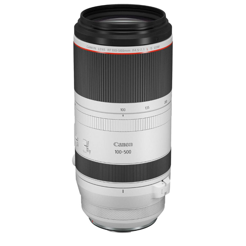 Canon RF 100-500mm f/4.5-7.1L IS USM Lens.
