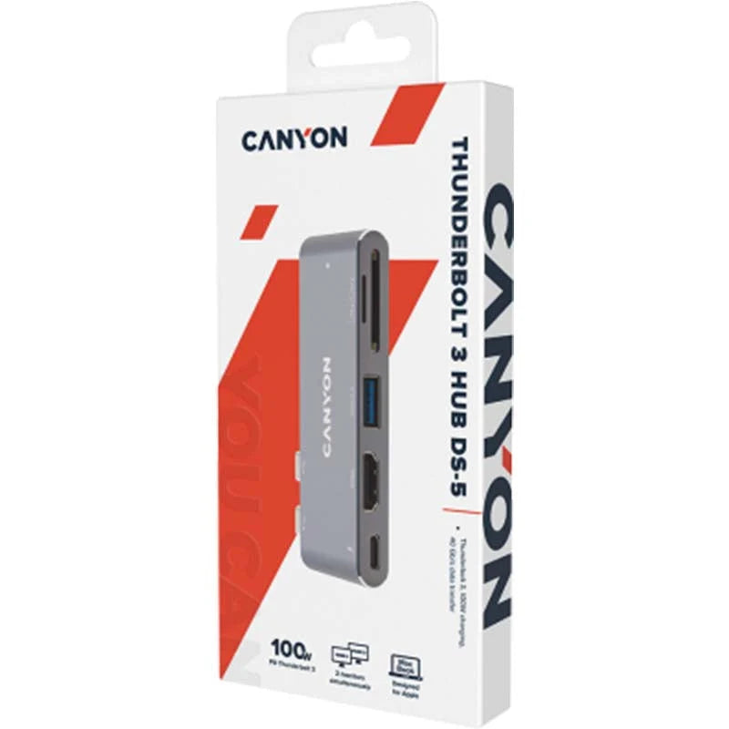 Canyon DS-5 7-in-1 Thunderbolt 3 Multiport Hub CNS-TDS05DG.