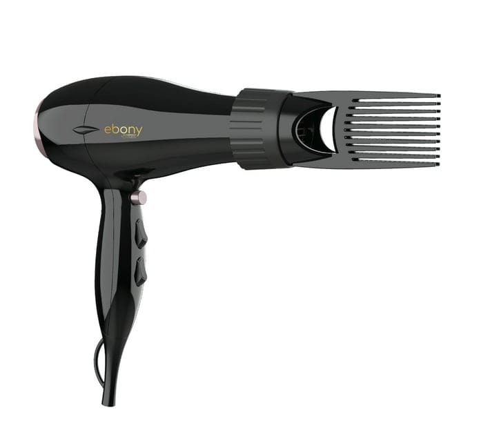 Carmen HAIR DRYER Carmen Ebony By Carmen Power Comb Hairdryer 2000W SEL-1938 (7312161505369)