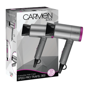 Carmen HAIR DRYER Carmen Speed Pro Travel 1300 SEL-5171 (7312153116761)