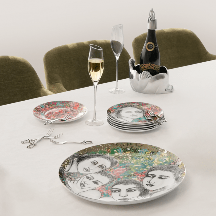 Carrol Boyes Bowl Carrol Boyes Rosy Side Plate Set Of 2