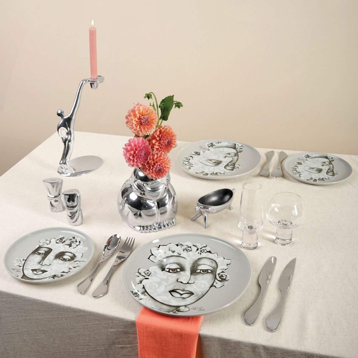 Carrol Boyes Bowl Carrol Boyes Succulent Faces Dinner Plate Set Of 4 (7765709455449)
