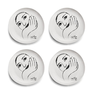 Carrol Boyes Bowls Carrol Boyes Face Facts Dinner Plate Set Of 4 (7798000451673)
