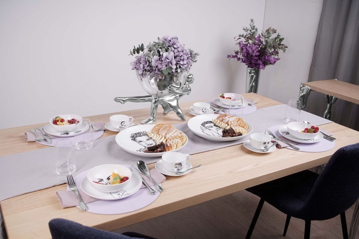 Carrol Boyes Bowls Carrol Boyes Face Facts Dinner Plate Set Of 4 (7798000451673)