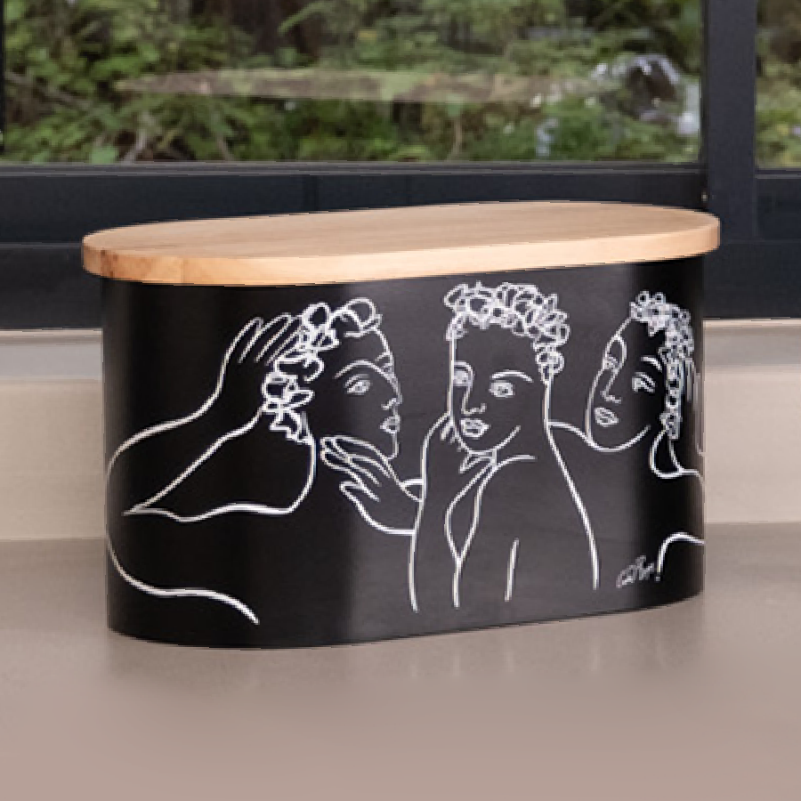 Carrol Boyes Bread Bin Carrol Boyes Bread Bin All You Knead 7BB-AYN