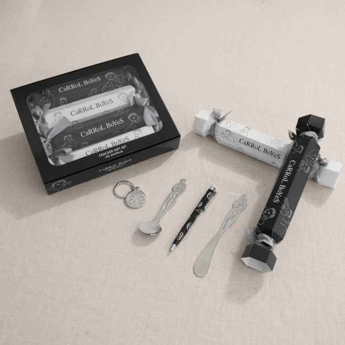 Carrol Boyes Butter Carrol Boyes Cracker Gift Set Jolly Sketchbook GIFT-CRA24-SET3 (7894224044121)