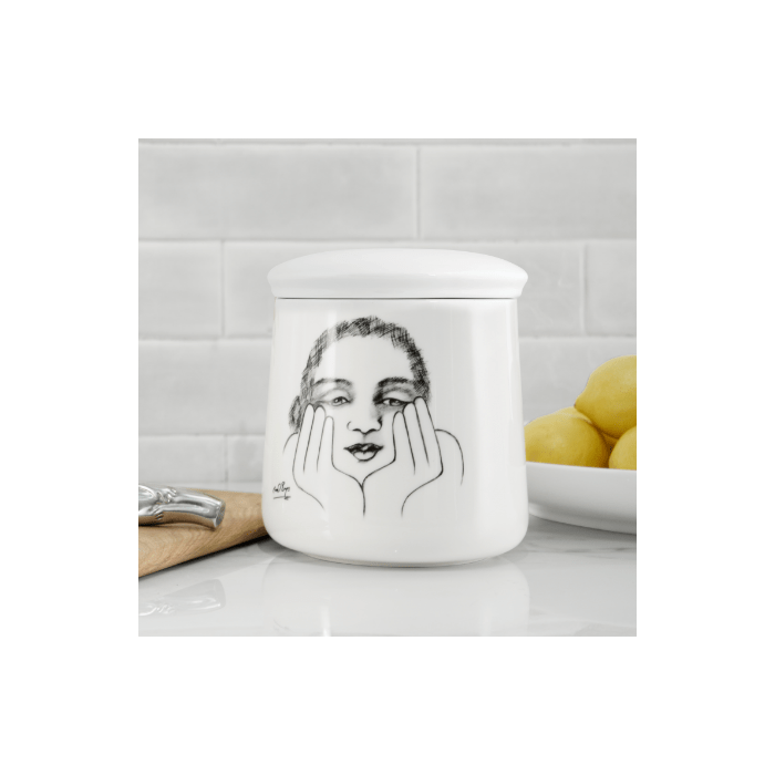 Carrol Boyes CANISTER Carrol Boyes Canister With Lid Large Pillow Talk 0P-CANL-PLT-L (7140005478489)