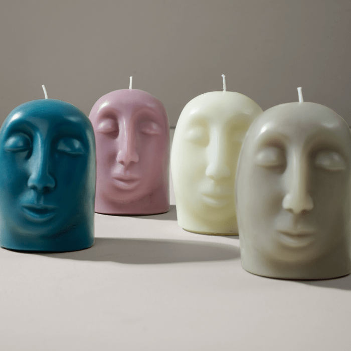 Carrol Boyes Diffuser Carrol Boyes Sculptural Candle Aglow Blue SCA-AGL-M-BU