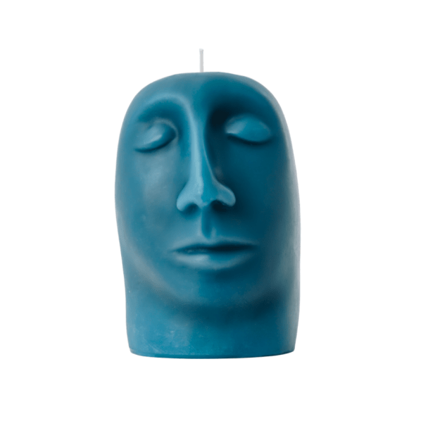 Carrol Boyes Diffuser Carrol Boyes Sculptural Candle Gleam Blue SCA-GLM-L-BU