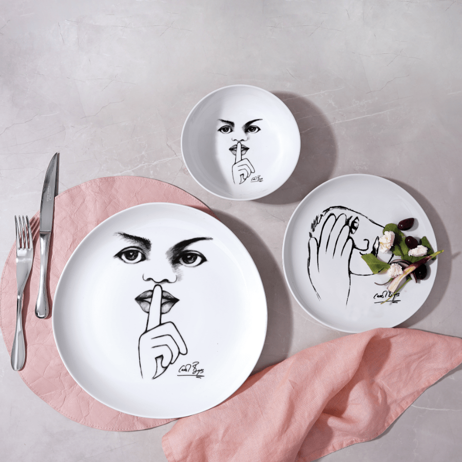 Carrol Boyes Dinner Plate Carrol Boyes Cereal Soup Bowl Set Of 4 (7750266486873)