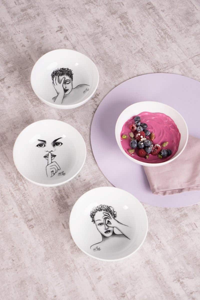 Carrol Boyes Dinner Plate Carrol Boyes Cereal Soup Bowl Set Of 4 (7750266486873)