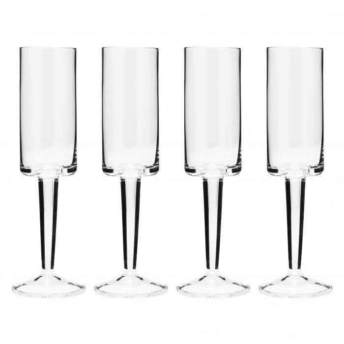 Carrol Boyes GLASS Carrol Boyes Ascend Champagne Flute Set Of 4 (6751990448217)