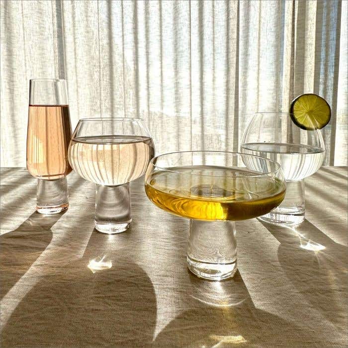 Carrol Boyes GLASS Carrol Boyes Champagne Coupe Set Of 4 Aura 0G-COU-AUR-4 (7524639178841)