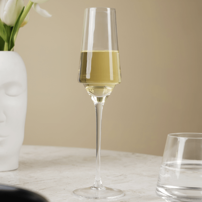 Carrol Boyes GLASS Carrol Boyes Champagne Flute Set Of 4 Edge 0G-CFL-EDG-4 (7526096994393)