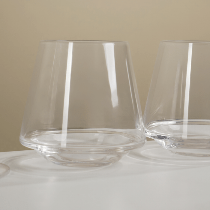 Carrol Boyes GLASS Carrol Boyes Stemless Glass Set Of 4 Edge 0G-SG-EDG-4 (7526097715289)